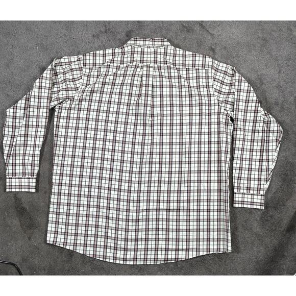 LL Bean Sz XXL Tall Traditional Fit Scotch Plaid Cotton Button Down Long Sleeve - Picture 7 of 12